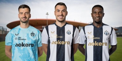 Von links nach rechts: Zivko Kostadinovic, Mirlind Kryeziu, Ifeanyi Mathew 