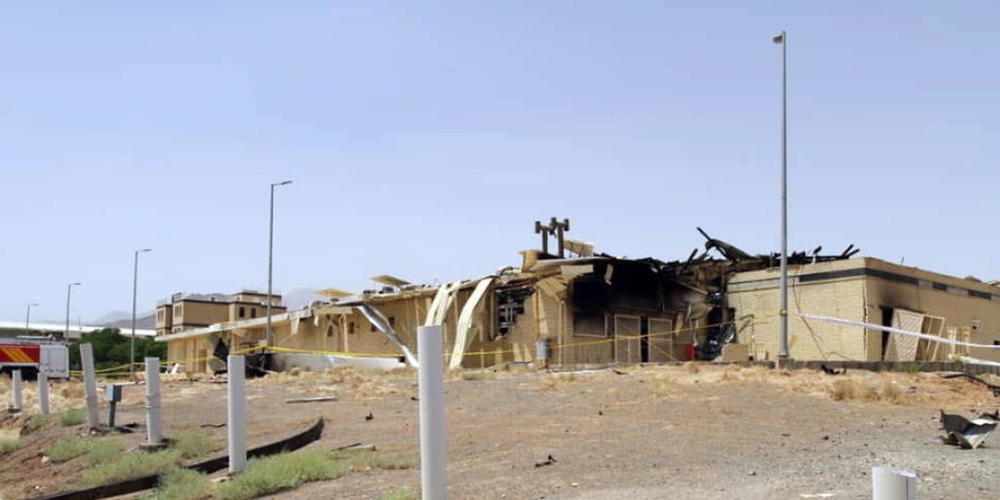 In der Atomanlage Natans in Zentraliran werden sowohl Uran angereichert als auch neue Zentrifugen gebaut und getestet. Der Brand eines Industrieschuppens hat dort grosse Schäden angerichtet.