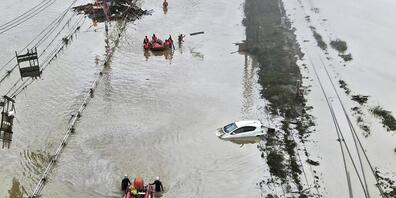 Die Unwetter in Japan haben bereits 22 Todesopfer gefordert.