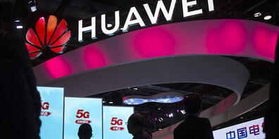 Der chinesische Huawei-Konzern, Anbieter von 5G-Netzen, ist in Frankreich nicht vom Markt ausgeschlossen. Es gibt jedoch Beschränkungen. (Archivbild)