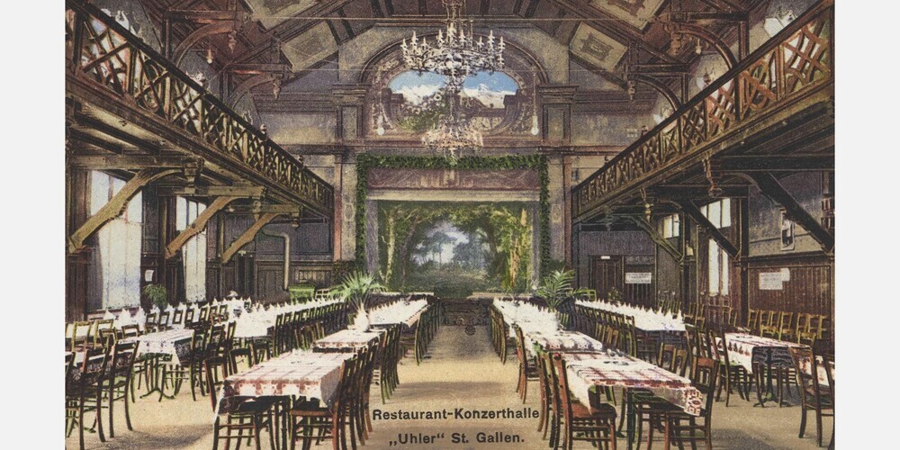 Das «Uhler» an an der heutigen Bogenstrasse