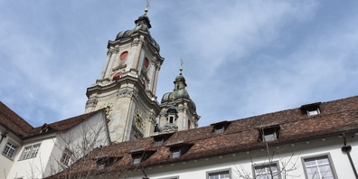 Blick auf die Türme der Kathedrale St.Gallen. (Symbolbild)