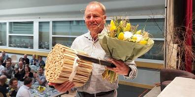 Ortspräsident Bert Weder wurde verabschiedet