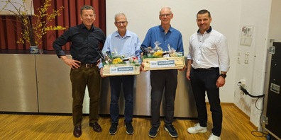  (v.l.n.r): Ruedi Menzi, Ruedi Baumgartner, Paul Oertli und Matthias Bieri