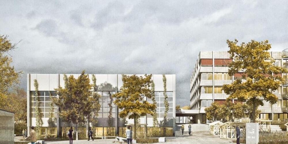 So soll das Berufs- und Weiterbildungszentrum Toggenburg (BWZT) einmal aussehen. Baubeginn ist allerdings erst 2028.