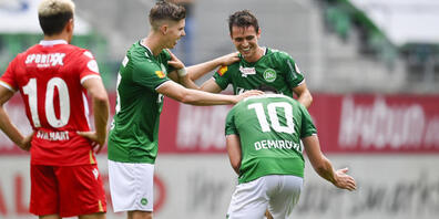 Halten die Kräfte? St.Gallen kann in dieser Saison jeden Gegner dominieren, sofern der Körper mitmacht. (Bild: KEYSTONE)