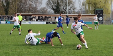 Der FC Kreuzlingen im packenden Spiel gegen den FC Freienbach.