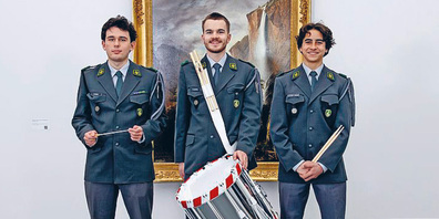 Wm A. Dossi, Sdt S. F. Ludwig (Seewis), Sdt E. M. Banzer (Scharans).
