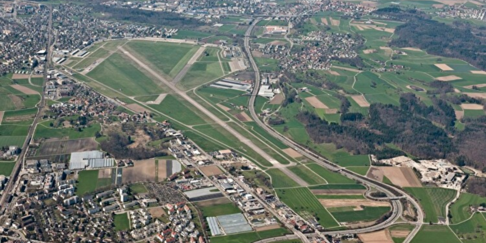 Erhöhter Trainingsbetrieb auf dem Militärflugplatz Dübendorf. 