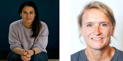 Jelena Delic-Müller (links) übernimmt den Förderbereich der bildenden Kunst, Gunda Zeeb (rechts) den Förderbereich Tanz/Theater.