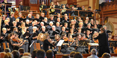 Die Kantorei Wetzikon und Crescendo treten gemeinsam auf.