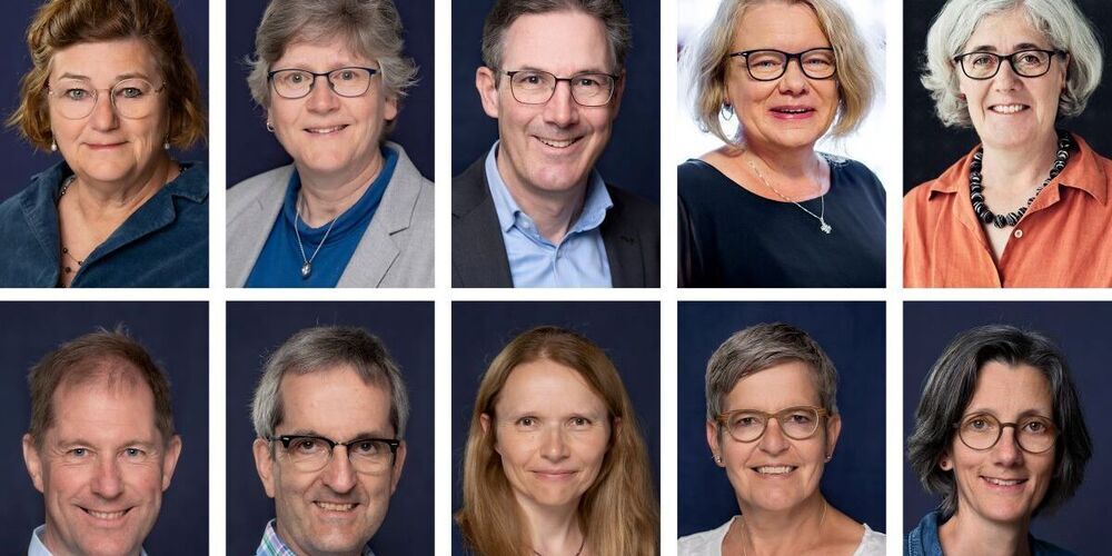 Die katholischen Pfarreibeauftragten in St.Gallen und Gaiserwald, von Oben links nach unten rechts: Barbara Wälti (Engelburg), Barbara Walser (St.Otmar, Riethüsli und St.Georgen), Beat Grögli (Dom), Brigitta Schmid Pfändler (Abtwil), Priska Filliger Koller (St.Fiden), Roman Giger (Winkeln und Bruggen), Ulrich Lieb (ökumenische Gemeinde Halden), Urszula Pfister (Heiligkreuz), Vreni Ammann (Rotmonten), Yvonne Joos (Neudorf)