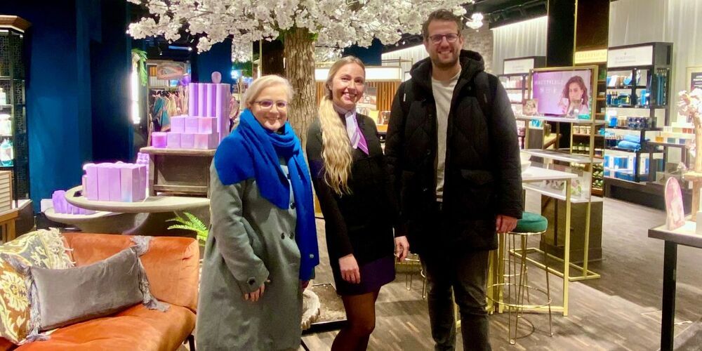 Maria Pappa, Eva Zölper und Samuel Zuberbühler