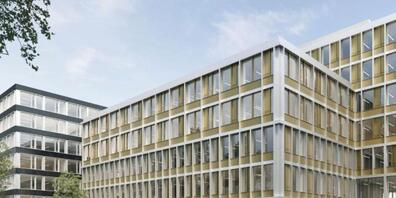So soll das neue Pflegezentrum Xund in Rotkreuz dereinst aussehen. (Visualisierung)