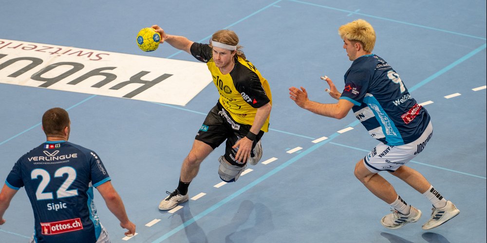 Marcus Stroustrup gegen Marin Sipic (links) und Valentin Wolfisberg