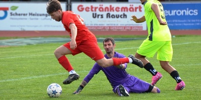 Joel Vázquez auf dem Weg zum Führungstor. 