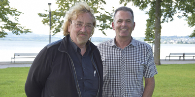 Walter Rhyner (links) und Erich Brandenberger freuen sich auf ihren ersten Lachner Wiehnachtszauber.
