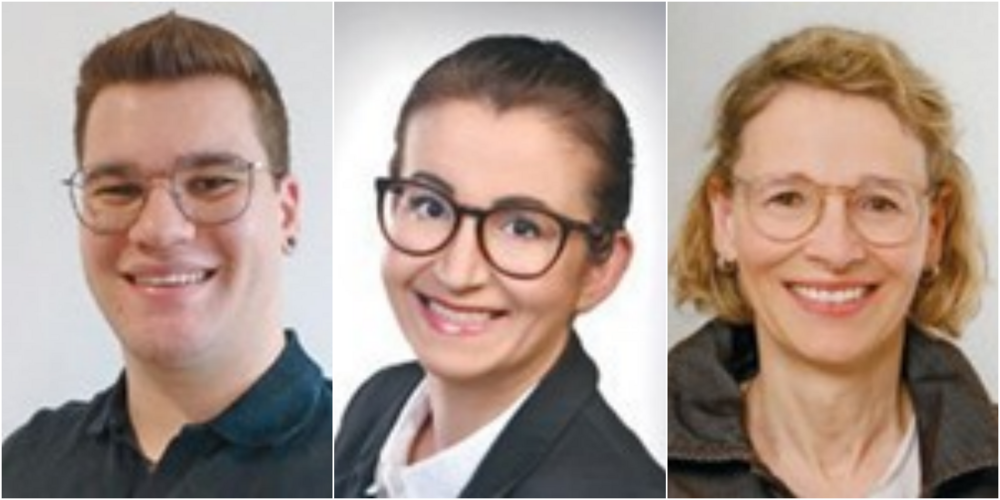 Neue Unterstützung in der Gemeinde und Schule. v.l.n.r.: Simon Keller, Romina Durrer und Bettina Züger.