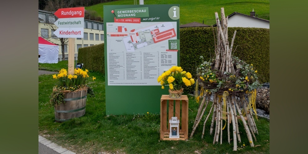 Eingang des Ausstellungsgeländes.
