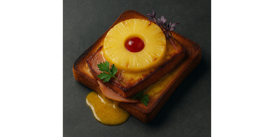 Die Edelvariante eines deliziösen Toast Hawaiis. Kulinarischer Leckerbissen oder leibliche Bankrotterklärung.