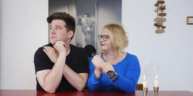 Startete innerhalb von 24 Stunden den Podcast "Neulich bei Schauspielers": Das Berner Schauspielerpaar Diego Valsecchi und Milva Stark.