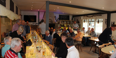 40-50 Plätze bietet das Restaurant und das nicht nur für Versammlungen.