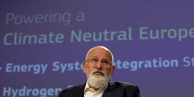 EU-Kommissionsvizepräsident Frans Timmermans hat am Mittwoch in Brüssel die Wasserstoff-Strategie der EU-Kommission vorgestellt. Sie will die EU zu einem Vorreiter beim Einsatz von Wasserstoff als Energieträger machen.