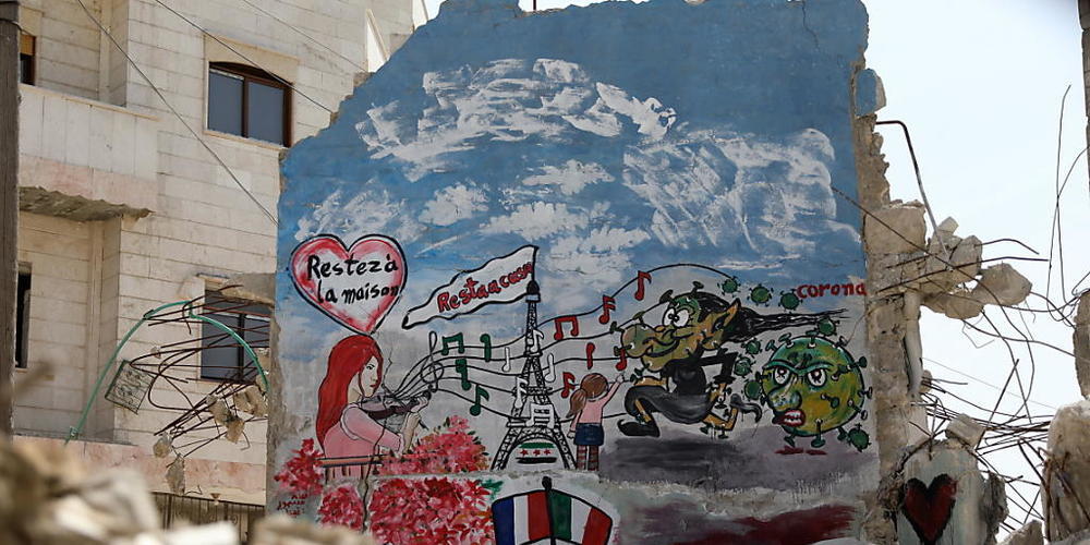 Millionen Menschen im  Nordwesten Syriens sind von Hilfslieferungen der Vereinten Nationen abhängig. (Foto: Yahaya Nemah/ EPA/ KEYSTONE-SDA)