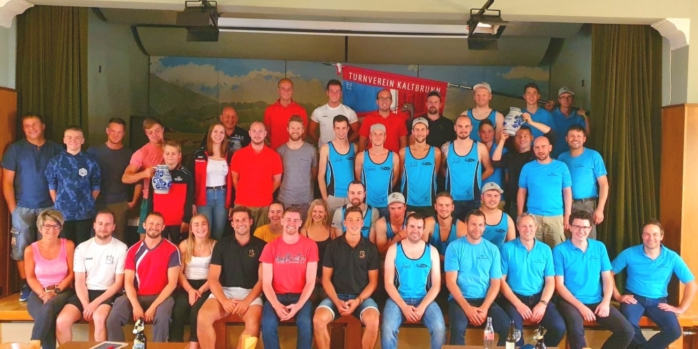Das Gruppenfoto mit den teilnehmenden Mitgliedern des STV Benken und des STV Kaltbrunn.