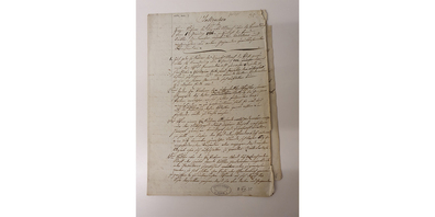 Eine Instruktion zur Behandlung von Bettlern in der March von 1814. (Bild Kerstin Ochsner)