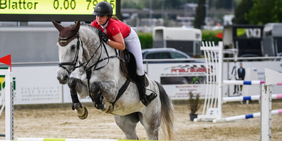 Julia Harder (Schindellegi) startet mit Capsil de Bahra für den organisierenden KV Schwyz. (Bild Katja Stuppia)