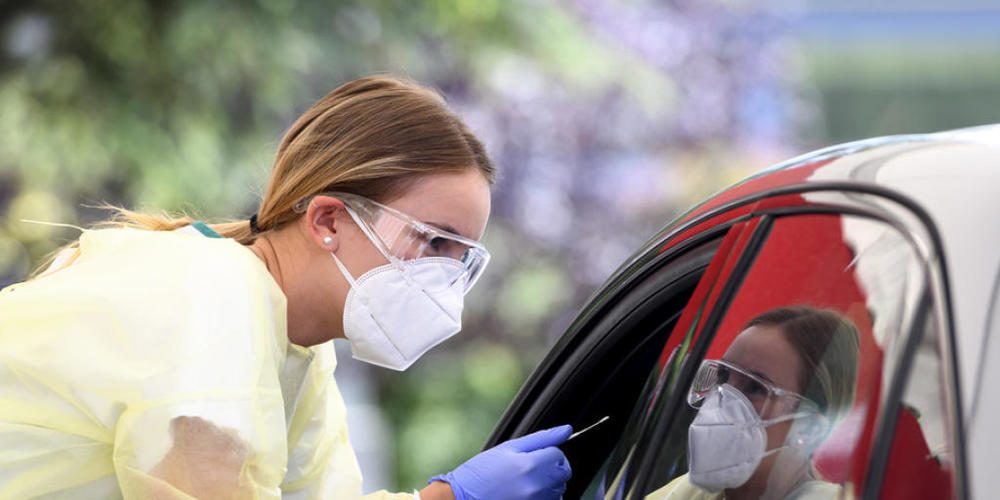 Corona-Test im Drive-in in Yverdon-les-Bains: Es dauert nur drei Minuten.