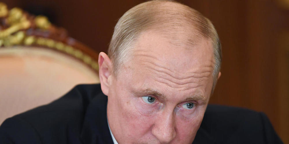 Der russische Präsident Wladimir Putin während eines Treffens im Kreml. Foto: Alexei Nikolsky/Pool Sputnik Kremlin/dpa