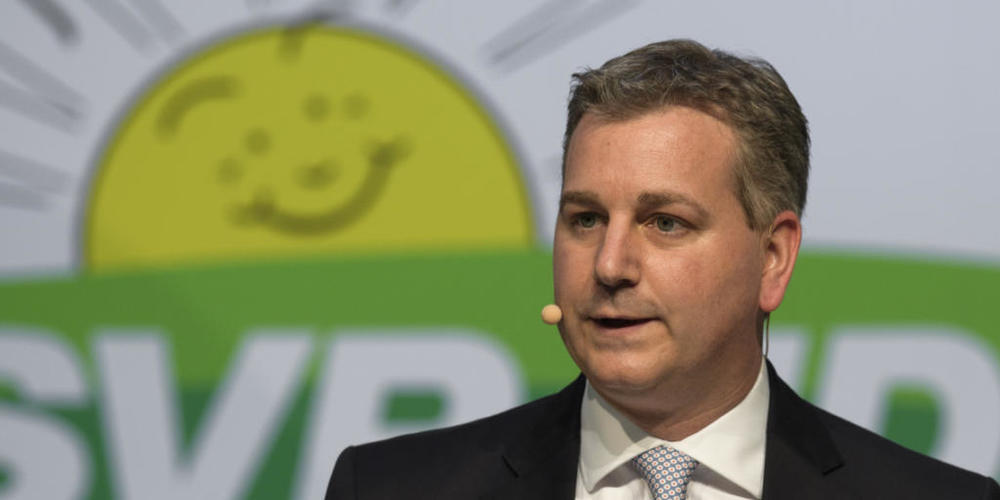 Er soll das SVP-Sünneli wieder zum Scheinen bringen: Die Findungskommission schlägt den Tessiner Ständerat Marco Chiesa als neuen Präsidenten der Partei vor. (Archivbild)