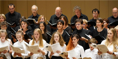 Die Kantorei wird im Gottesdienst die G-Dur Messe von Franz Schubert singen. (Archivbild)