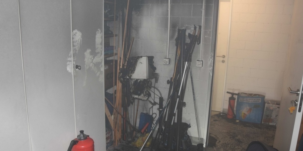 In einem Keller eines Mehrfamilienhaus an der Steinackerstrasse hat es gebrannt.
