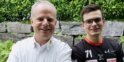 Mike Zimmermann und Sohn Ramon Zimmermann 