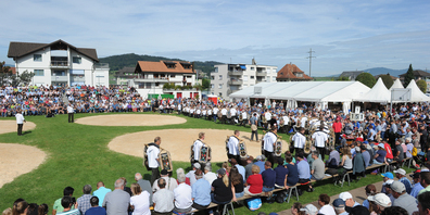 Bis zuletzt haben die Organisatoren gehofft, dass der Rangschwinget doch noch durchgeführt werden kann. (Bild: Archiv)