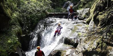 Vier Personen sind bei einem Canyoning-Unfall in der Parlitobelschlucht bei Vättis ums Leben gekommen. (Symbolbild)