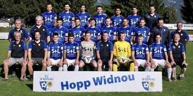 Das Team des FC Widnau für die Saison 20/21 in der 2. Liga Interregional ist komplett (Bild: Ulrike Huber)