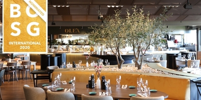 Das Restaurant OLEA im SEEDAMM PLAZA orientiert sich kulinarisch am Mittelmeerraum und wurde für die BOSG Gastro-Awards nominiert.