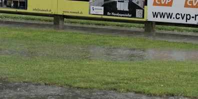 Die Spielfelder auf der Aegeten und auf der GESA sind unbespielbar (Bild Ulrike Huber)