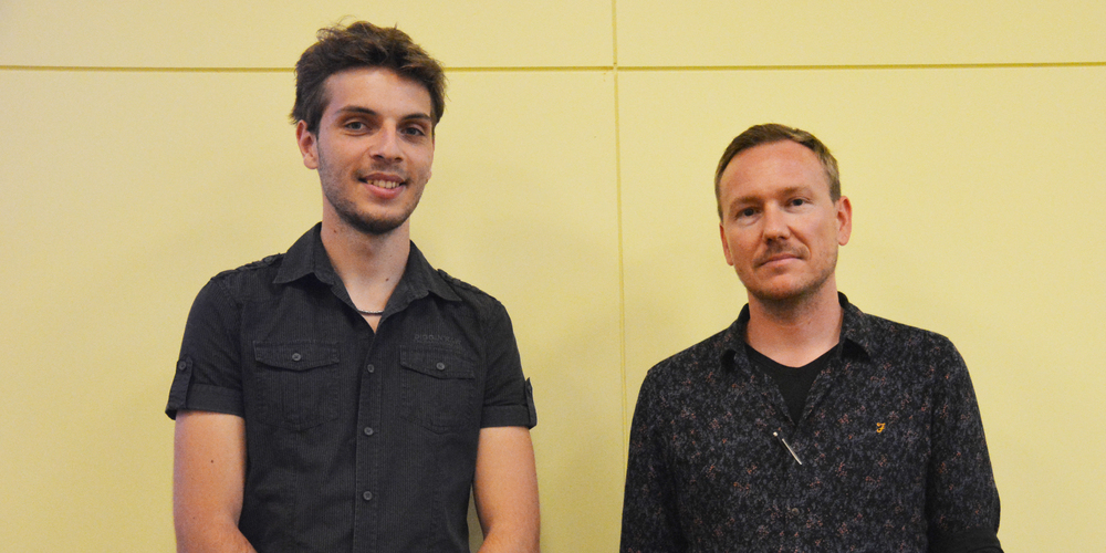 Neu in den Vorstand gewählt: Jonas Bless (Siebnen, links), Ressort Musik, und Thomas Kesseli (Schwyz), Ressort Architektur. (Bild: Paul Diethelm)