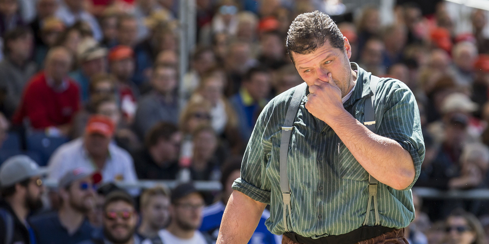 Nachdenklich: Dem Rothenthurmer Ex-Schwinger Martin Grab macht die positive Dopingprobe noch immer zu schaffen. (Bild: Keystone)