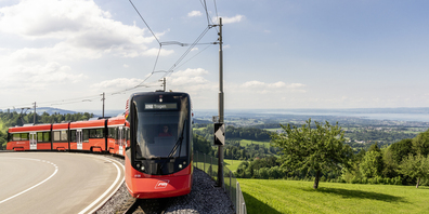 Tango auf der Linie Trogen-St.Gallen-Appenzell der Appenzeller Bahne. (Bild: zVg)
