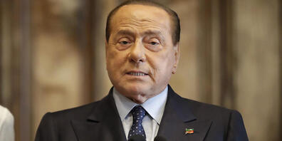 ARCHIV - Italiens Ex-Regierungschef Silvio Berlusconi spricht in Rom. Foto: Alessandra Tarantino/AP/dpa