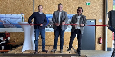 Matthias Speckle (Rheinbauleiter), Daniel Schuster (Bürgermeister Gemeinde Mäder), Gerd Hölzl (Bürgermeister Koblach)