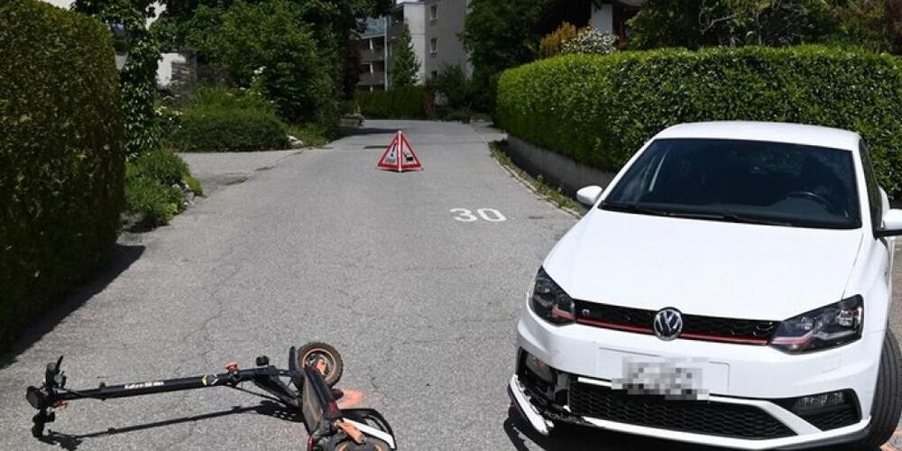 Der Unfall ereignete sich am Caznerweg in Cazis.