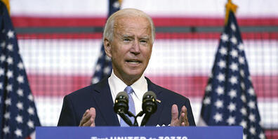 Joe Biden, demokratischer Präsidentschaftskandidat, spricht bei einer Wahlkampfveranstaltung in Pittsburgh. Foto: Carolyn Kaster/AP/dpa