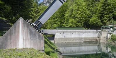 Das Kraftwerk beim Schlattli an der Muota. (Archivaufnahme)